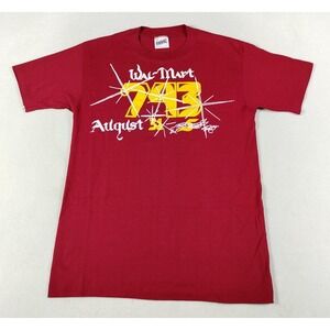 Vintage Bike Wal-Mart 713 Shirt Mens Large Red Anniversary Graphic Tee 80s